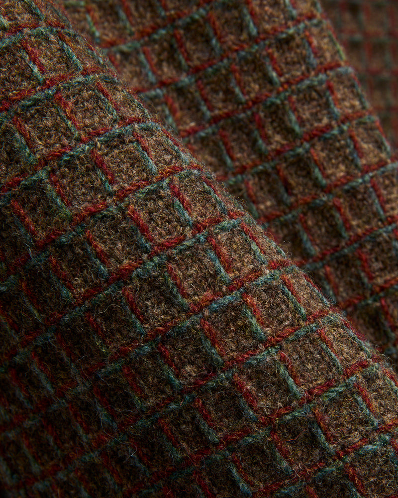 Waffle Overshirt in Brown