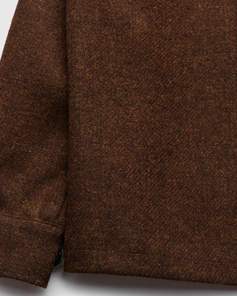 Wool Field Overshirt in Old Bronze
