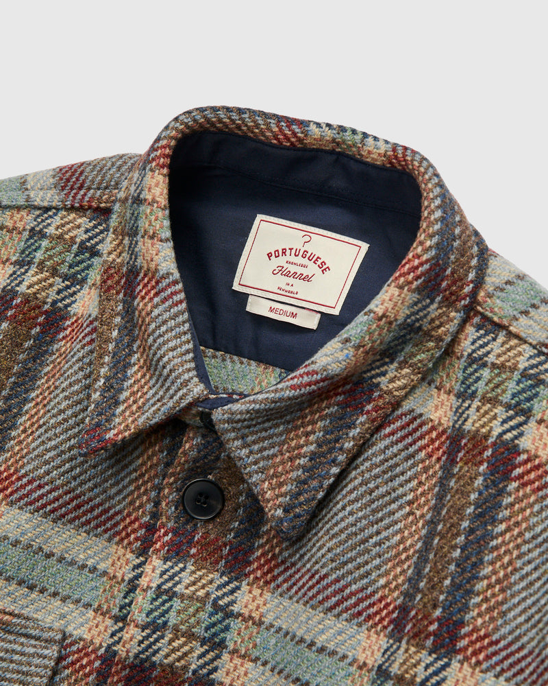 Wool Field Overshirt in Plaid