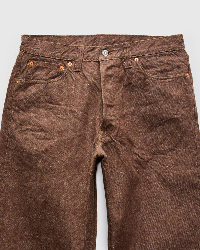 S310BRX "Kanoko" 15oz Brown Selvedge Denim - Super Wide Fit