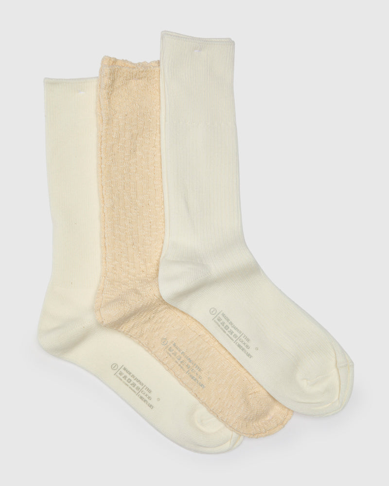 TGO Type-1 Sock Pack in Off White
