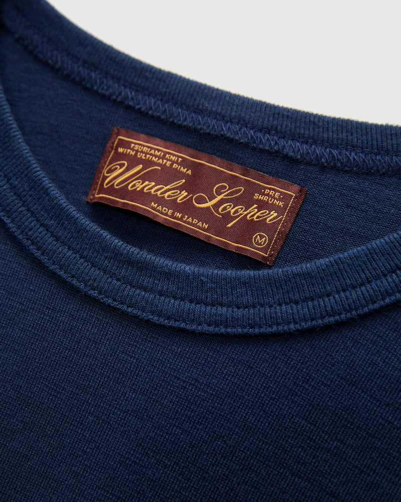 Ultimate Pima Tsuriami T-Shirt in Navy