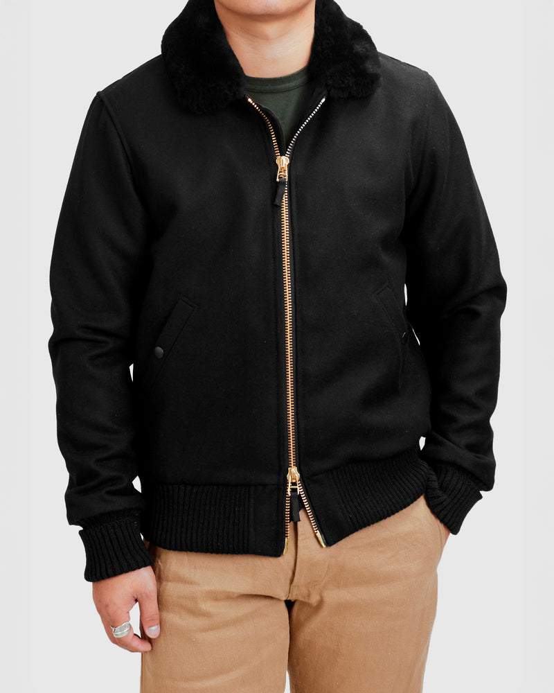 Flyers Club Jacket in Black