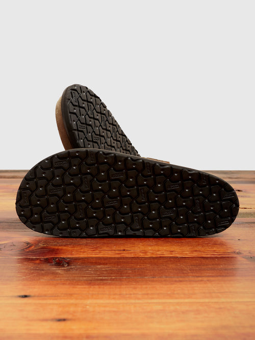 Buggs Suede Mule in Khaki Beige