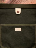 Square Shoulder Bag in Khaki Green
