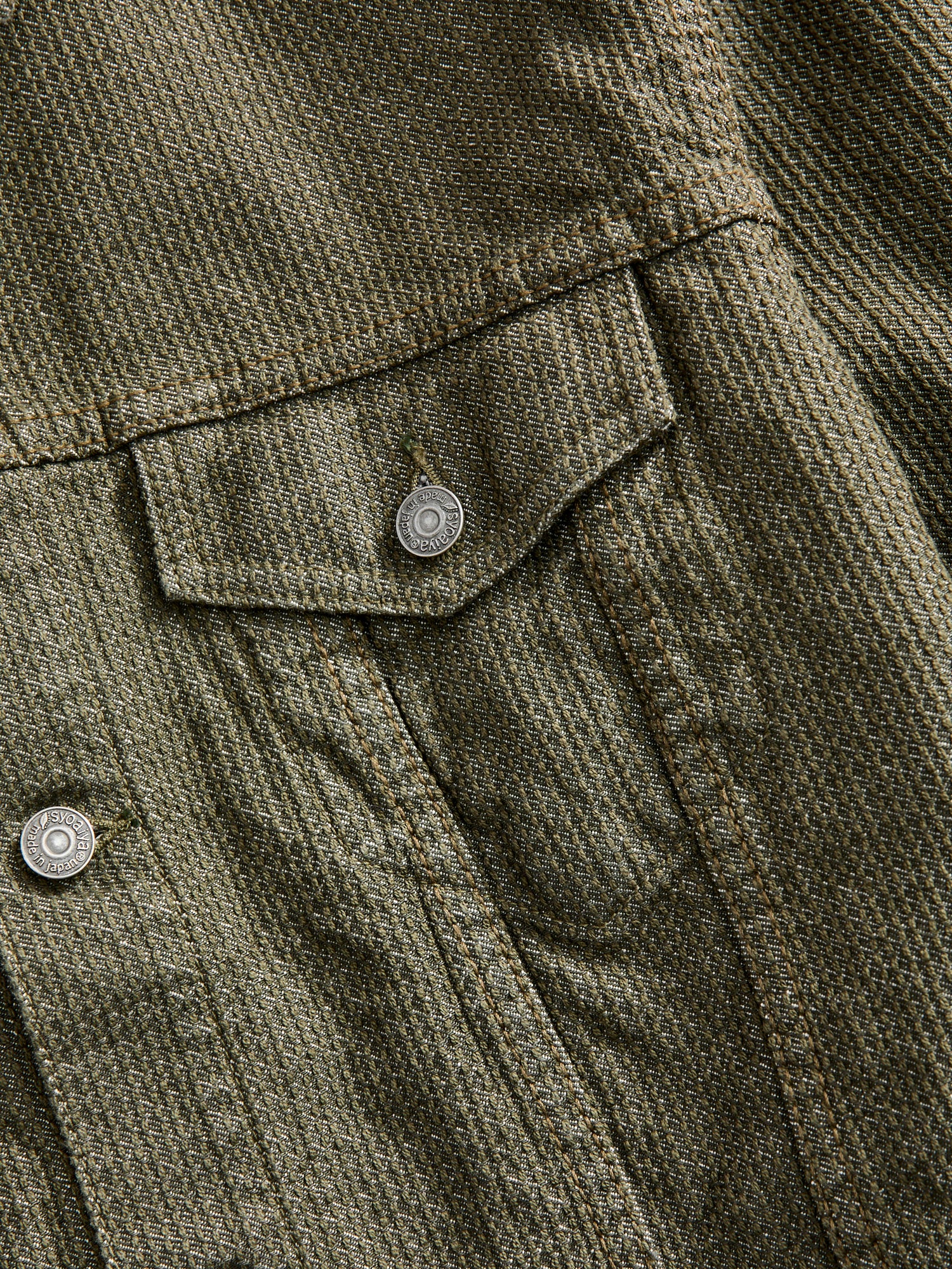 Sashiko Type-3 Jacket in Double Olive – Blue Owl Workshop
