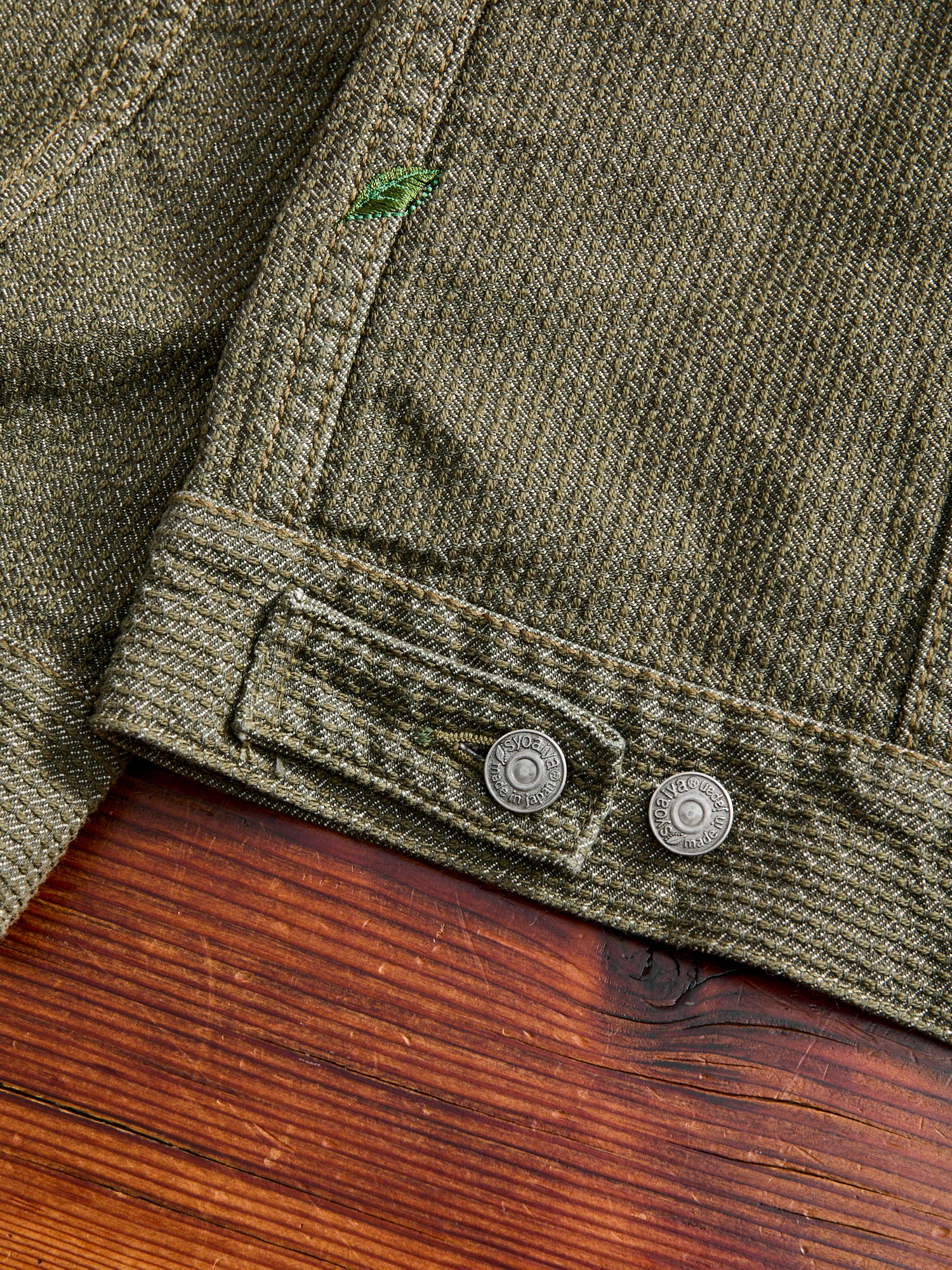 Sashiko Type-3 Jacket in Double Olive – Blue Owl Workshop