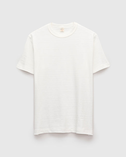 4601 Loopwheel Tee in Off White
