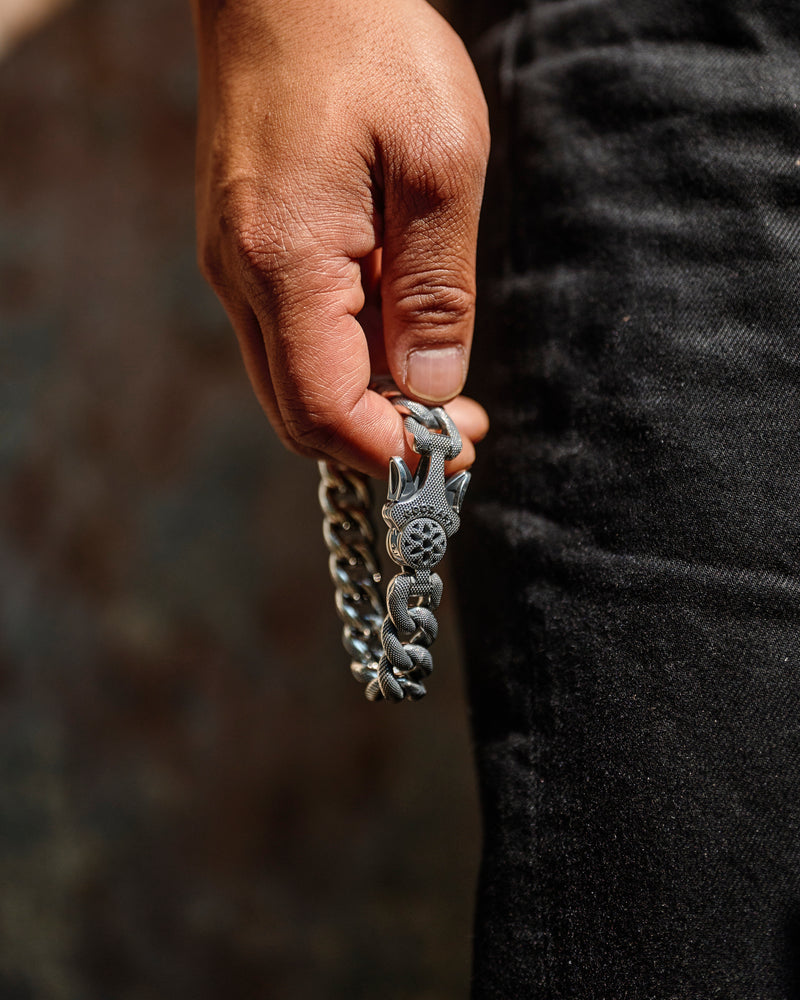 Goosebumps Model 10 Bracelet Size A in Sterling Silver