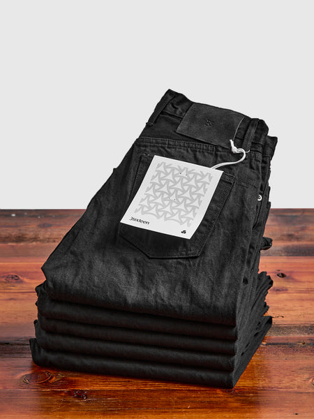 CS-222x 12oz Double Black Selvedge Denim - Classic Straight