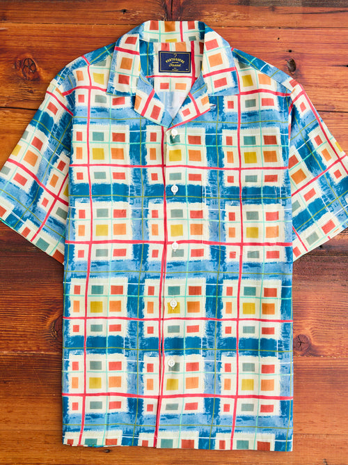 Color Case Button-Up Shirt in Blue