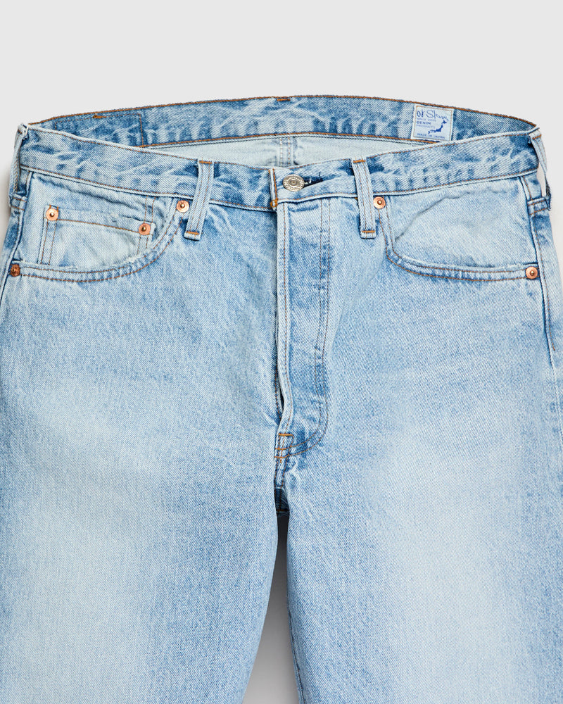 105 "90s Sky Blue" 13.5oz Washed Denim - Standard Fit