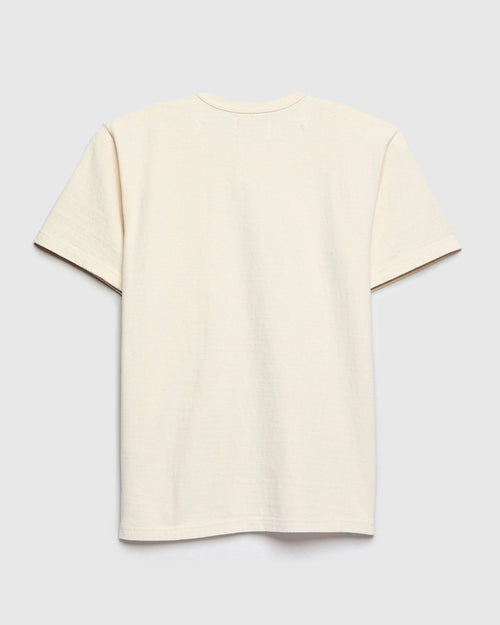 ELS Recycled Cotton Slub T-Shirt in Ecru