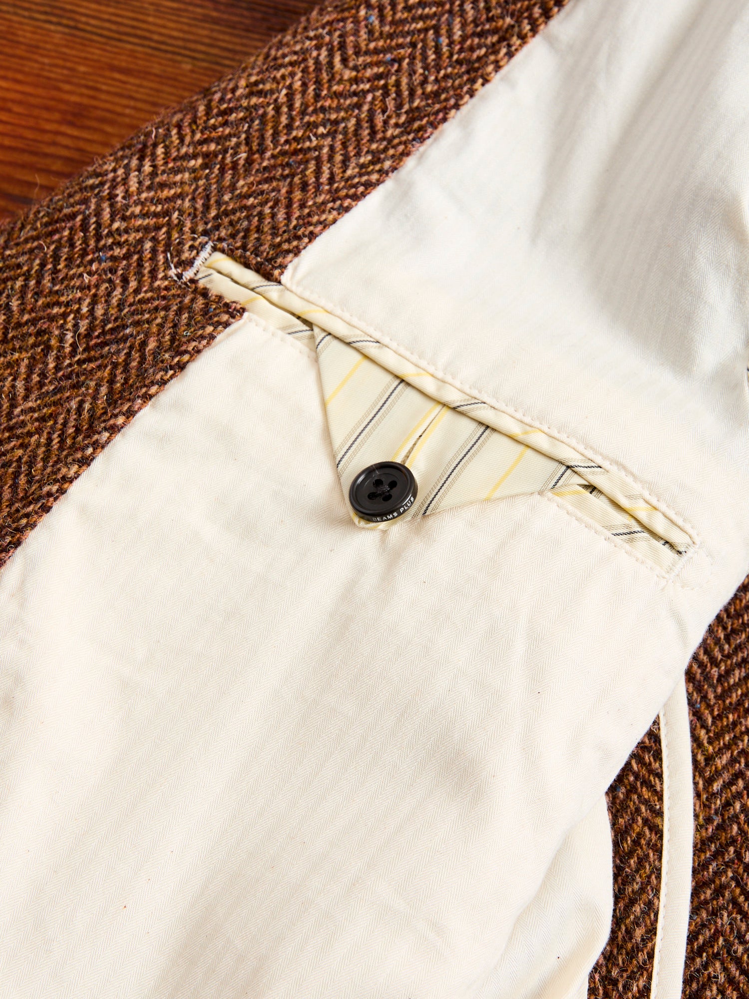 3B Comfort Harris Tweed Jacket in Lt Brown Herringbone – Blue Owl