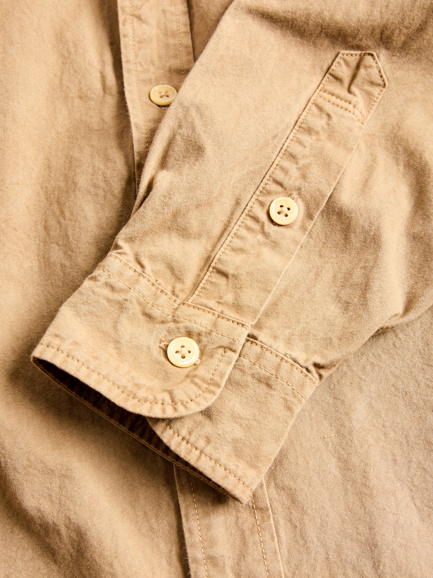 Tassa Canvas Button-Down Shirt in Coffee – Blue Owl Workshop