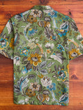 "Vintage Pique" Aloha Shirt in Green