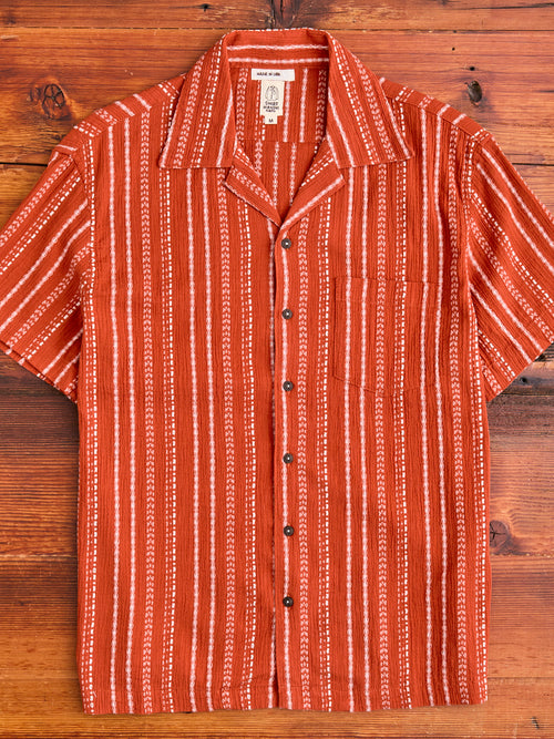 The Wrench Short Sleeve Shirt in Orange Ace
