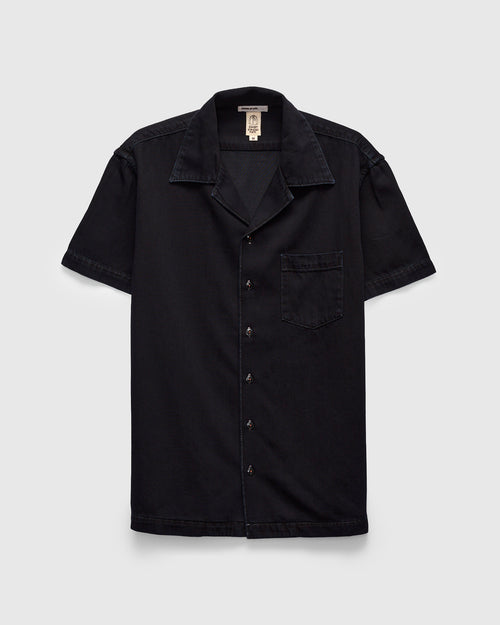 The Wrench Denim Short Sleeve Shirt in Nico