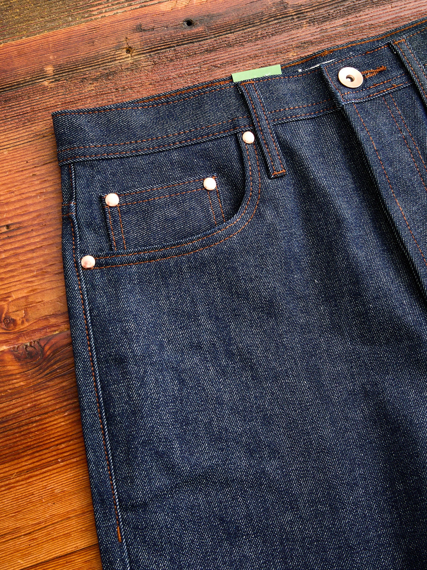 Men Jeans Red Tornado Black Officer Selvedge Jeans Relaxed