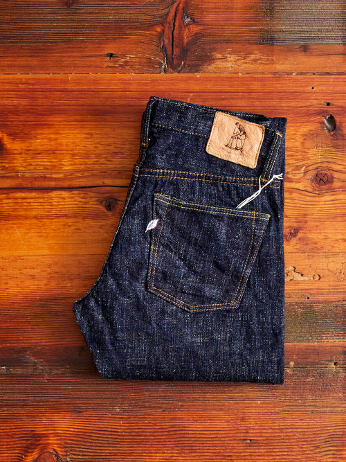 WSB-005 "Double Slub" 16oz Rinsed Selvedge Denim - Slim Straight Fit