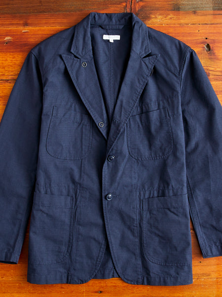 bedford markise Bedford Jacket in Dark Navy Cotton Ripstop – Blue Owl Workshop