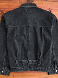 Denim Type-1 Jacket in Stonewashed Black