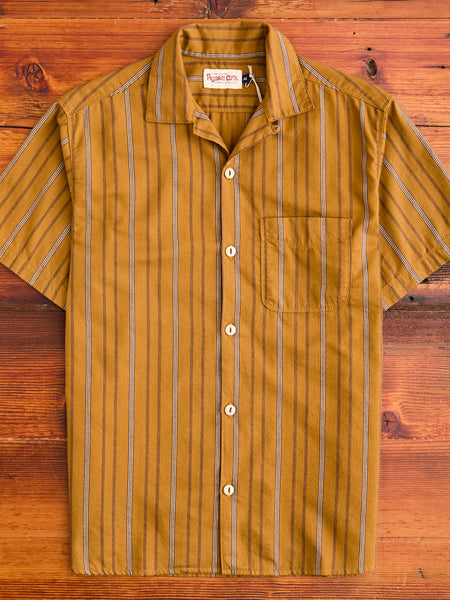 Hawaiian Button-Up Shirt in Lantern Stripe