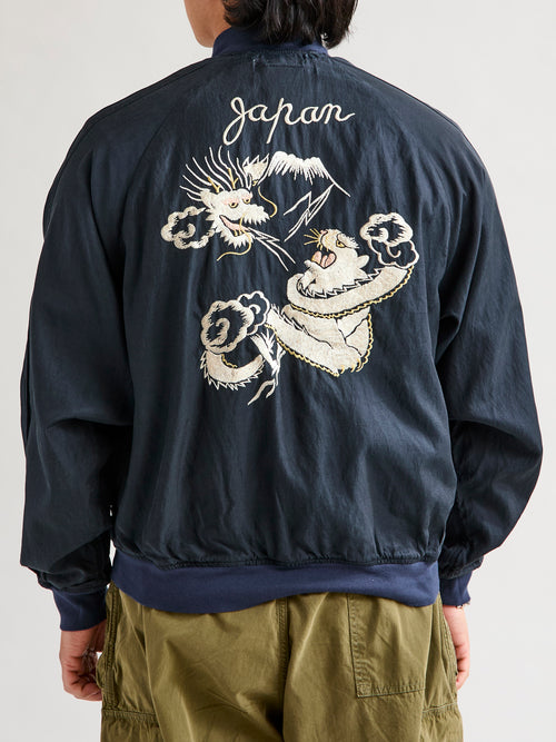 Dragon Souvenir Jacket in Navy