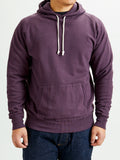 Ehu'kia Hooded Raglan Sweatshirt in Plum Perfect
