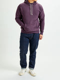 Ehu'kia Hooded Raglan Sweatshirt in Plum Perfect