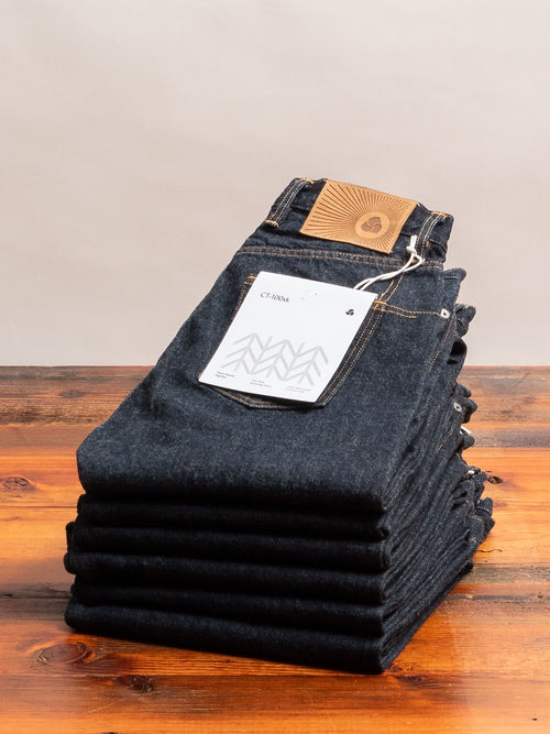 CT-100xk "Kibata" 14oz One Wash Selvedge Denim - Classic Tapered Fit