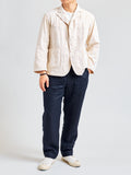Bedford Jacket in Natural Flat Twill