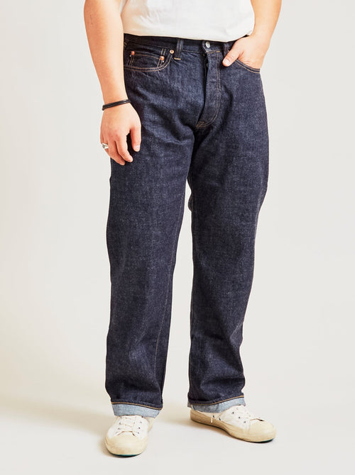 MJE2060M31 "Heritage" 13oz Rinsed Selvedge Denim - Wide Straight Fit