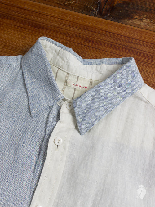 "Chambray x Hakeme" Linen Button Down