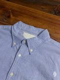 Oxford Cloth Button Down Shirt in Blue