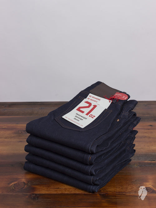 UB121 Heavyweight 21oz Selvedge Denim - Skinny Fit