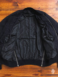 Taffeta MA-1 Jacket in Black