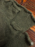 Fingerless Wool Gloves in Olive