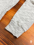 Slub Long Sleeve T-Shirt in Mixed Grey