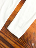 Tube Knit Long Sleeve Henley in White