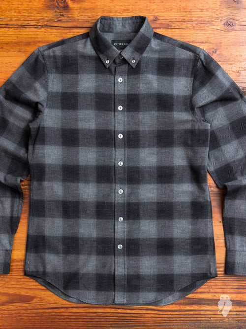 Buffalo Brushed Flannel in Charcoal