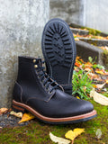 "Commando Trench Boot" in Waxed Black