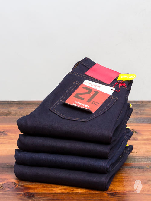 UB477 Heavyweight 21oz Selvedge Denim - Tight Fit