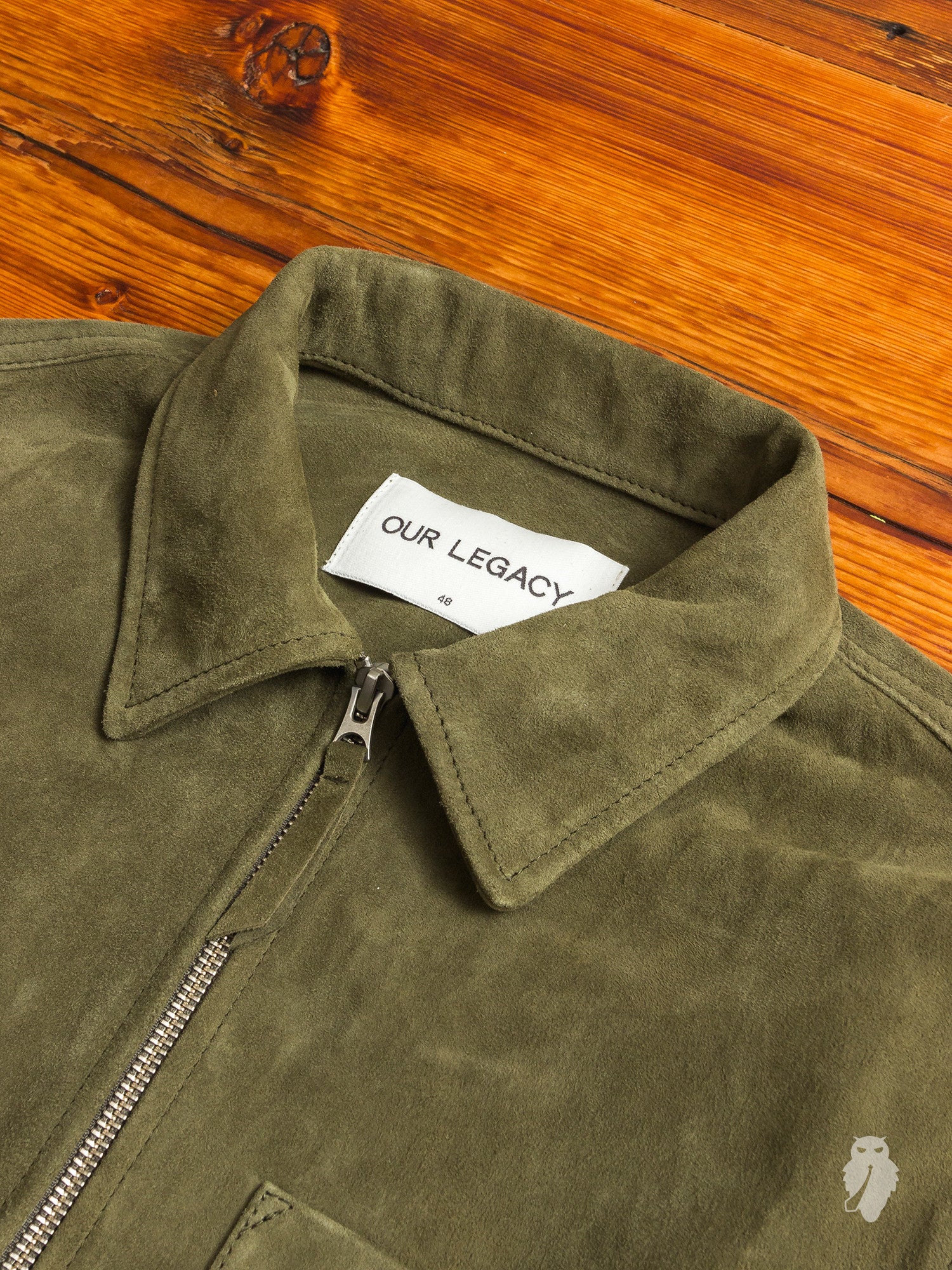 Suede Zip Shirt in Birch – Blue Owl Workshop