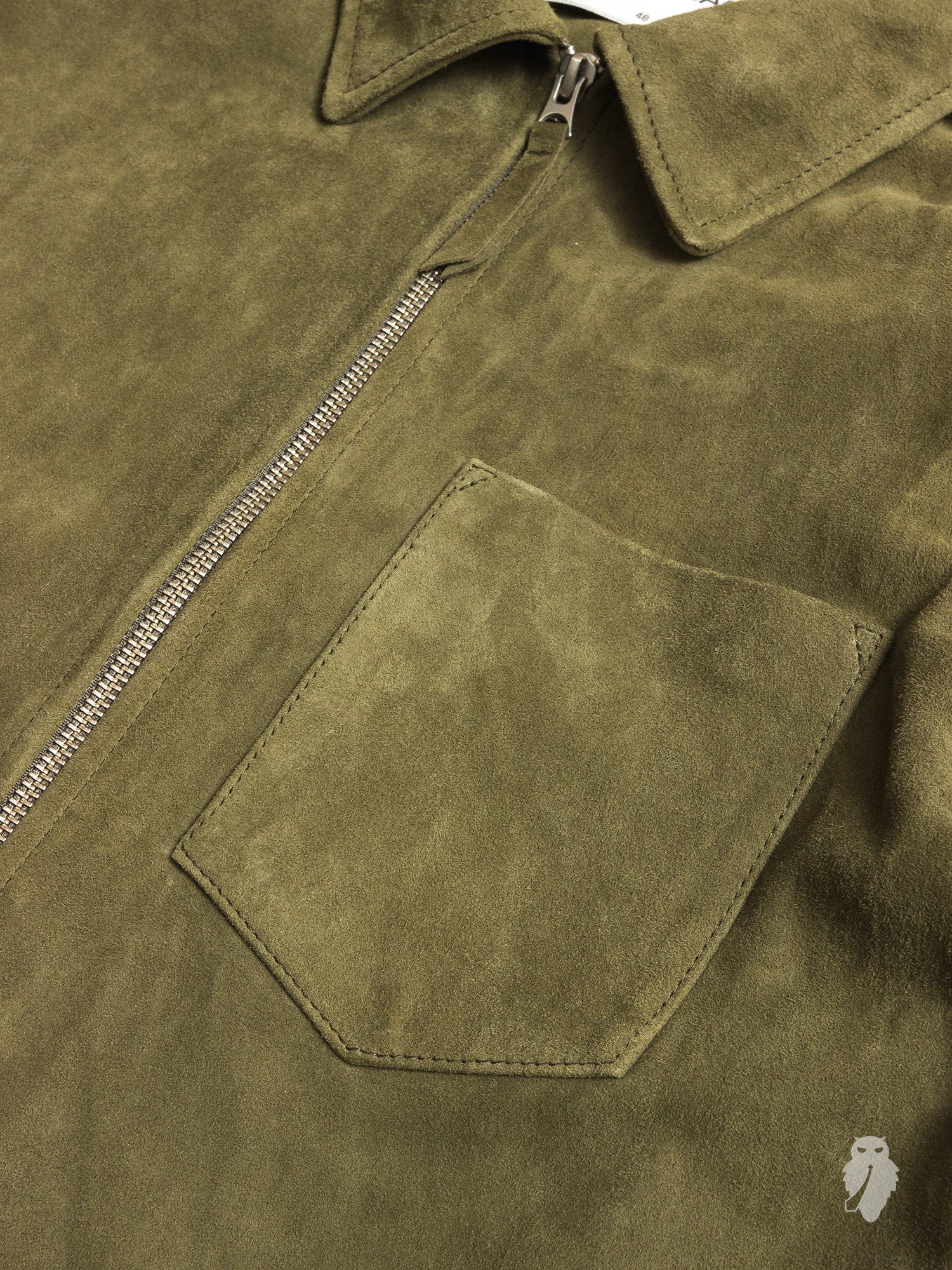 Suede Zip Shirt in Birch – Blue Owl Workshop