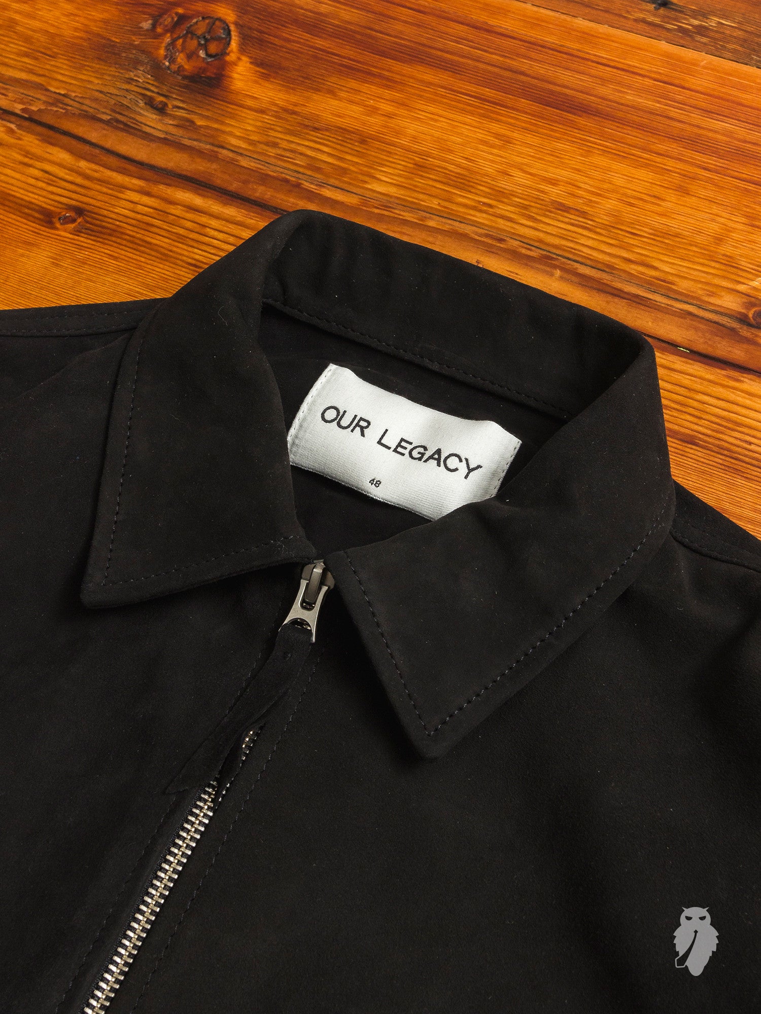 ジャケット・アウター Our Legacy SS15 Suede Leather shirt Suede Zip Shirt in Black – Blue Owl Workshop