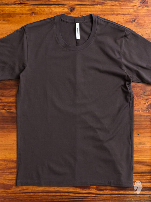 Suvin/Giza T-Shirt in Charcoal