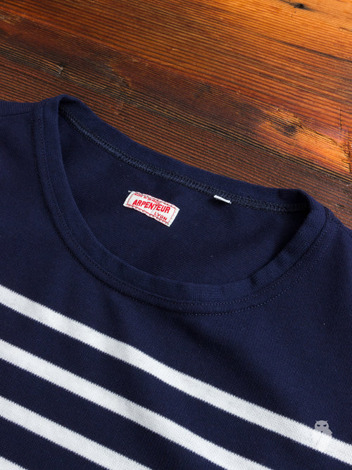 Rachel Loomed T-Shirt in Navy