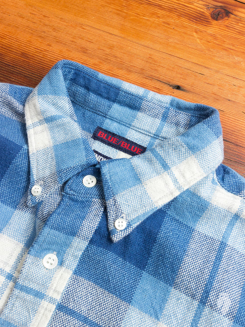 Yarn-Dyed Button Down Shirt in Indigo