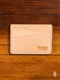 "Journeyman" Leather Card Wallet in Natural